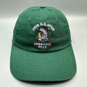 Shinnecock Hills Golf Hat Cap 2018 US Open USGA Member Green Adjustable Cotton‎